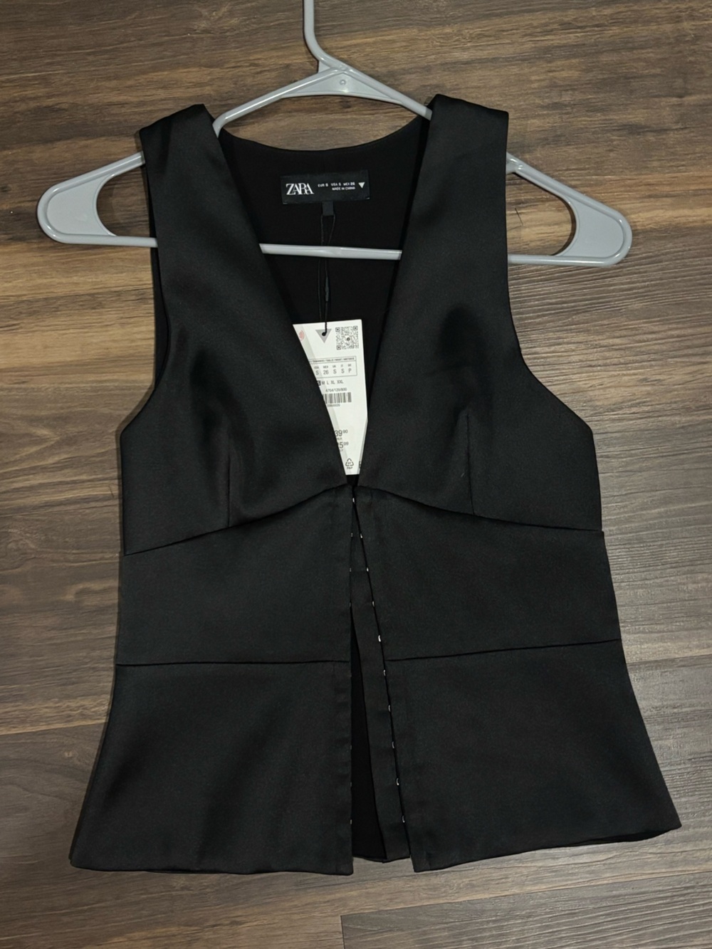 Zara Women's Black Tailored Shirt